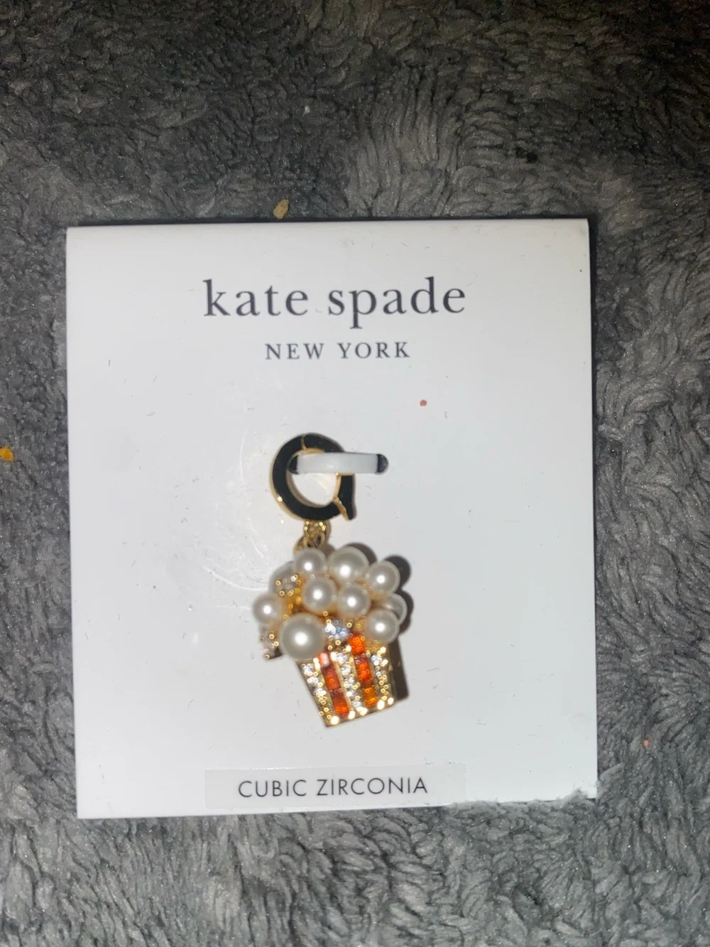 Kate Spade New York Womens Popcorn Charm $60